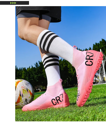 New Men Football Boots Hot Sale Professional Futsal High-quality Soccer Shoes Cleats Women Unisex Ultralight TF/FG Sneakers