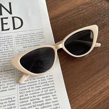 Korean Fashion Cat Eye Sunglasses Women Men Retro Style  Eyewear