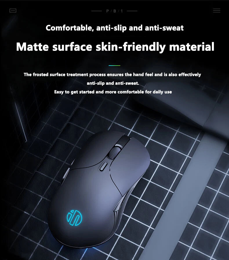 INPHIC B2 USB Wired Mouse, Silent Office Gaming Mouse for PC and Laptops