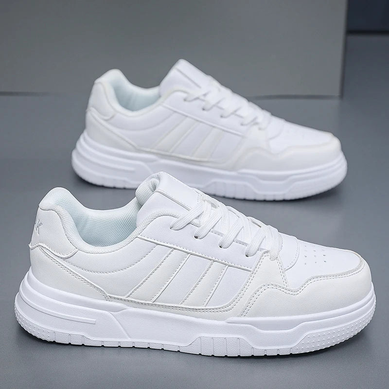 Baskets en cuir pour hommes, chaussures de sport décontractées, plates, de Skateboard, grande taille 50 51 52, offre spéciale pour livraison directe