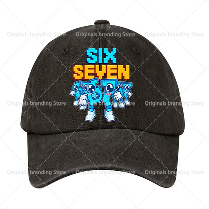 Steal A Brainrot 67 Children Baseball Cap Men Women Sun Hat New Adult Outdoor Sport Sunbonnet Retro Headgear Gift Hot Sales