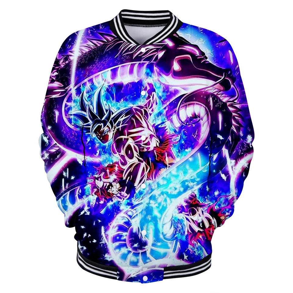 Dragon Ball Streetwear – baseballová uniforma pro muže a ženy, Son Goku, kostýmy pro dospělé, bundy, jarní a podzimní kabáty, svetry, mikiny, dárky