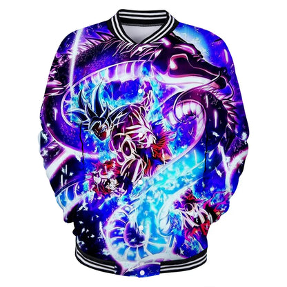 Dragon Ball Streetwear – baseballová uniforma pro muže a ženy, Son Goku, kostýmy pro dospělé, bundy, jarní a podzimní kabáty, svetry, mikiny, dárky