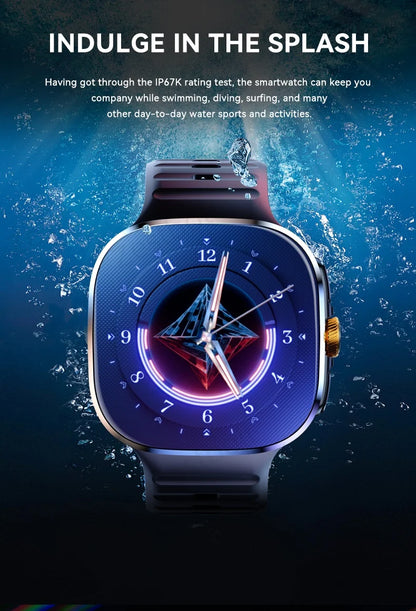 Original M99 Smartwatch 2.4 inch Amoled Screen insert 4G/5G Sim Card GPS WIFI 190° Rotating Camera Game Android 10.0 Smart Watch