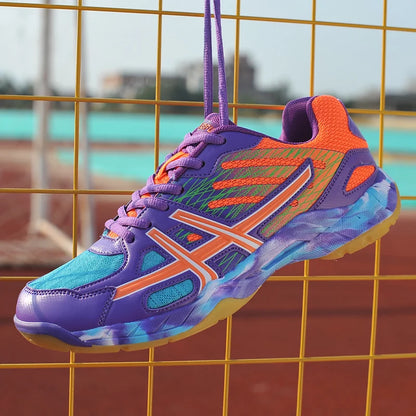 2022 new women's sneakers, men's badminton shoes, light black breathable female outdoor sports training shoes, women's athletics sports green