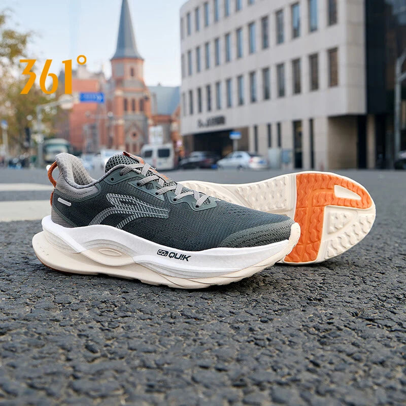 361 Degrees Fierce 5 Men Running Shoe New Breathable Shock-absorber Comfortable Non-slip Wear-resistant Male Sneaker 672522218