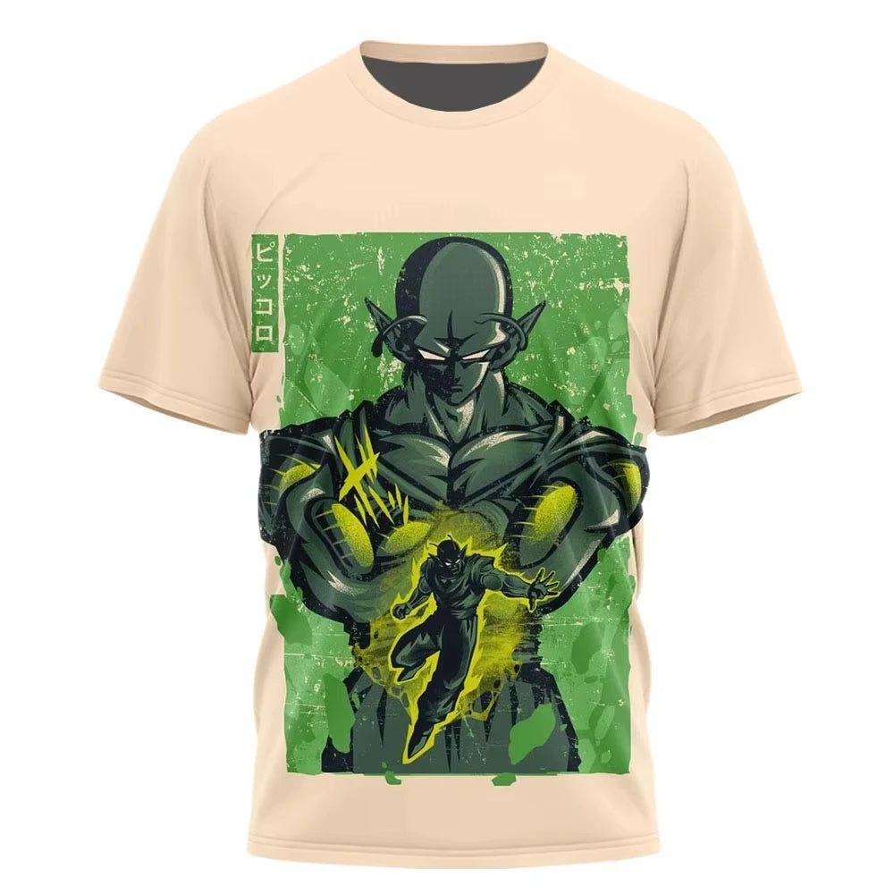 Sommer Dragon Ball T-shirt Børnetøj T-shirt Anime-figurer Goku Super Saiyan T-shirt Drengetøj Børnetøj Kortærmet Y2k