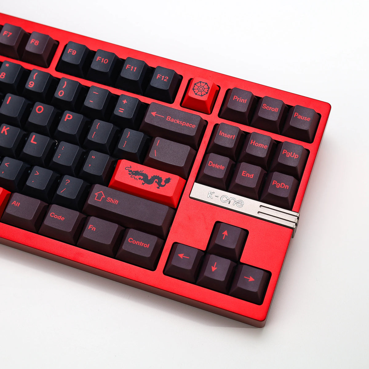 KBDiy GMK Red Dragon Keycaps PBT 143 Keys Set Retro Alice ISO Cherry Profile KeyCap For Custom DIY 60 Mechanical Keyboard Gaming