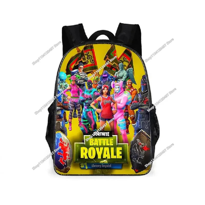 Fortnites SchoolBags Boys Girls Backpacks Large-capacity Knapsack High-quality Bookbags Fortress Night Figure Laptop Bag Gift