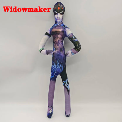26cm fleksibilna plišana figura s žičanim tijelom i različitim pozama, anime igra Overwatch D.Va / Doomfist / Genji / Widowmaker, plišana lutka