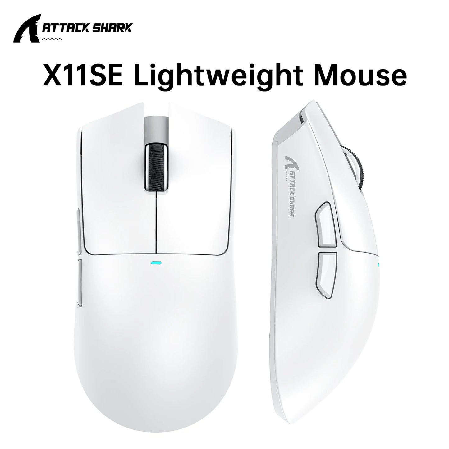 ATTACK SHARK X11 SE Wireless Gaming Mouse 22000 DPI, PixArt PAW3311 Sensor, BT/2.4G/Wired, 59g Lightweight, 2000W Clicks