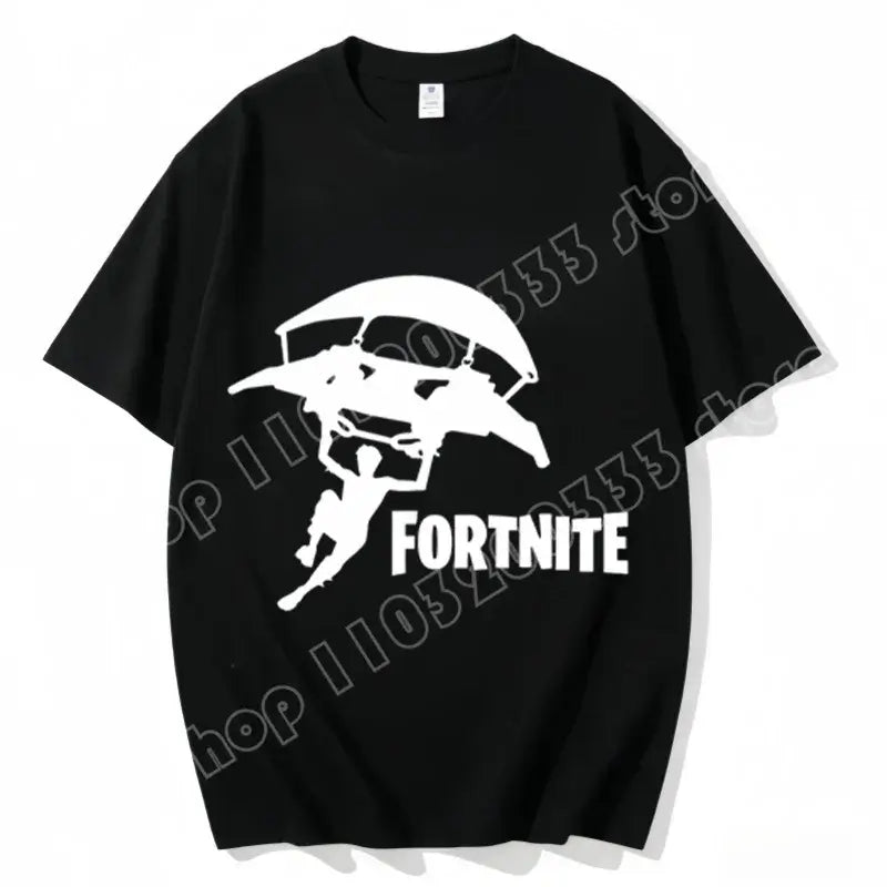 „Fortnite“ apvalios iškirptės marškinėliai, unisex suaugusiesiems, žaidimo šokių stiliaus, nauji, iš grynos medvilnės, trumpomis rankovėmis, puikiai tinka kasdienai ir atostogoms