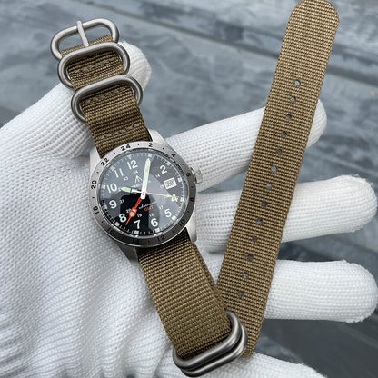 Reloj de pulsera mecánico STEELFLIER Official SF792 GMT con movimiento NH34, luminiscencia Super BGW9 C3, impermeable 200M, reloj de buceo de lujo para hombre