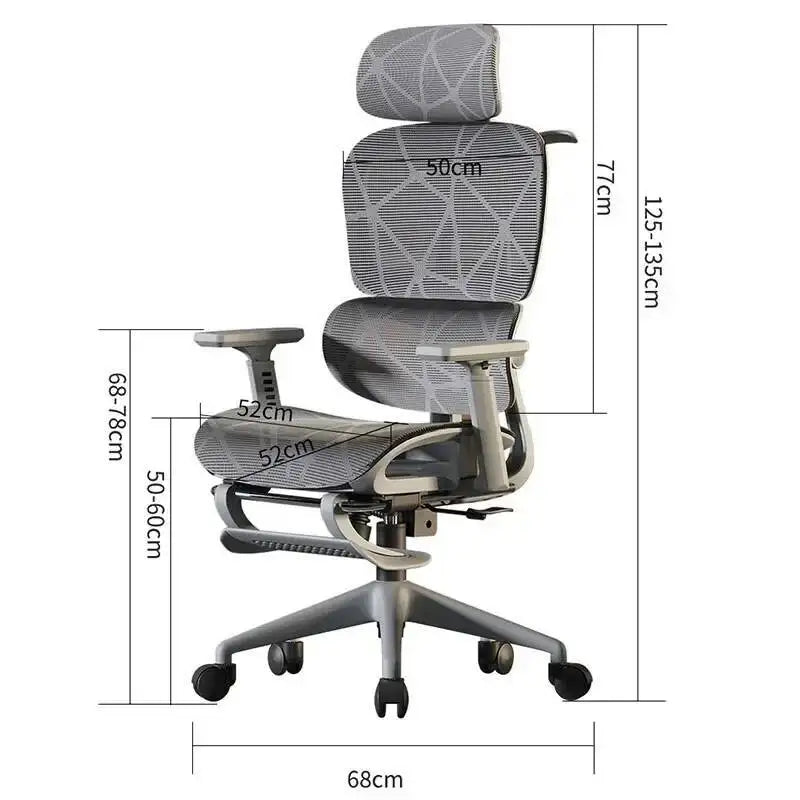 Support, Electronic Gaming Seat Computer Chair Back Adjustable Ergonomic Free Delivery Office Chair Wheelchair Furniture