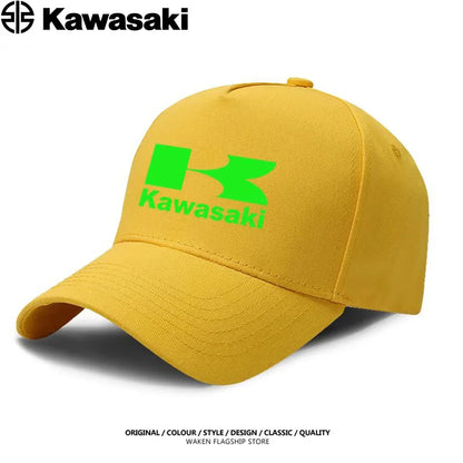 Kawasaki's best-selling duck bill hats, sun hats, competition caps, men's and women's extreme sports fighting baseball caps are