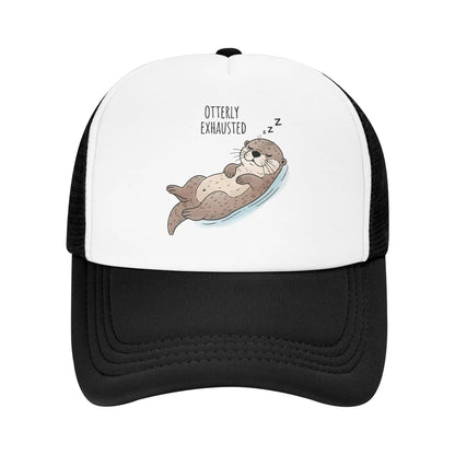 Unisex Steve Is Not Getting Smarter As He Gets Older Otter  Trucker Hats Mesh Baseball Cap Dad Hat  Adjustable Trucker Cap