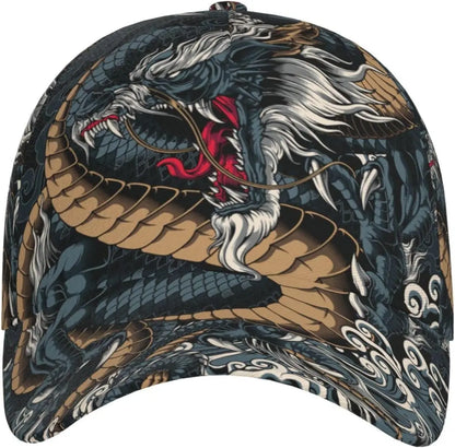 Καπέλο Dragon Snapback για άνδρες, καπέλα μπέιζμπολ, ανδρικό καπέλο ηλίου, ρυθμιζόμενο καπέλο Trucker για γυναίκες και άνδρες
