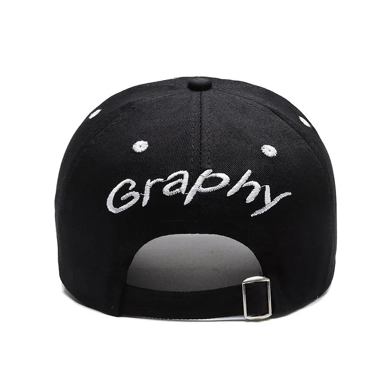 Hat Men'S Hip Hop Baseball Cap Korean Version Ins Tide Brand Summer Letter Embroidered Cap, Sun Protection Hat
