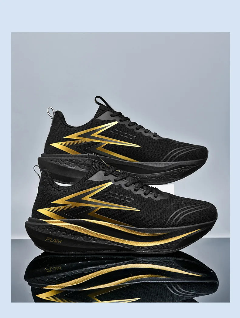 New Running Shoes Men Speciality Marathon Men's Sports Lightweight Carbon Board Women's Comfortable Athletic Nonskid Sneakers