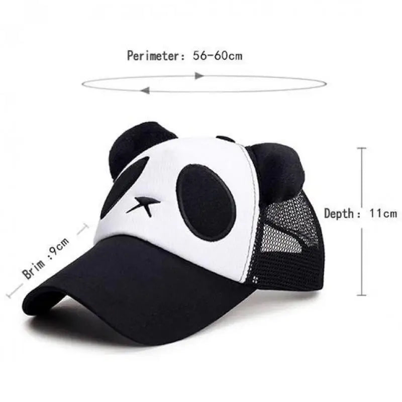 Summer Cute Panda Baseball Caps For Men Women Cotton Hip Hop Snapback Hats Sun Protection Boys Girls Outdoor Gorras Dropshipping