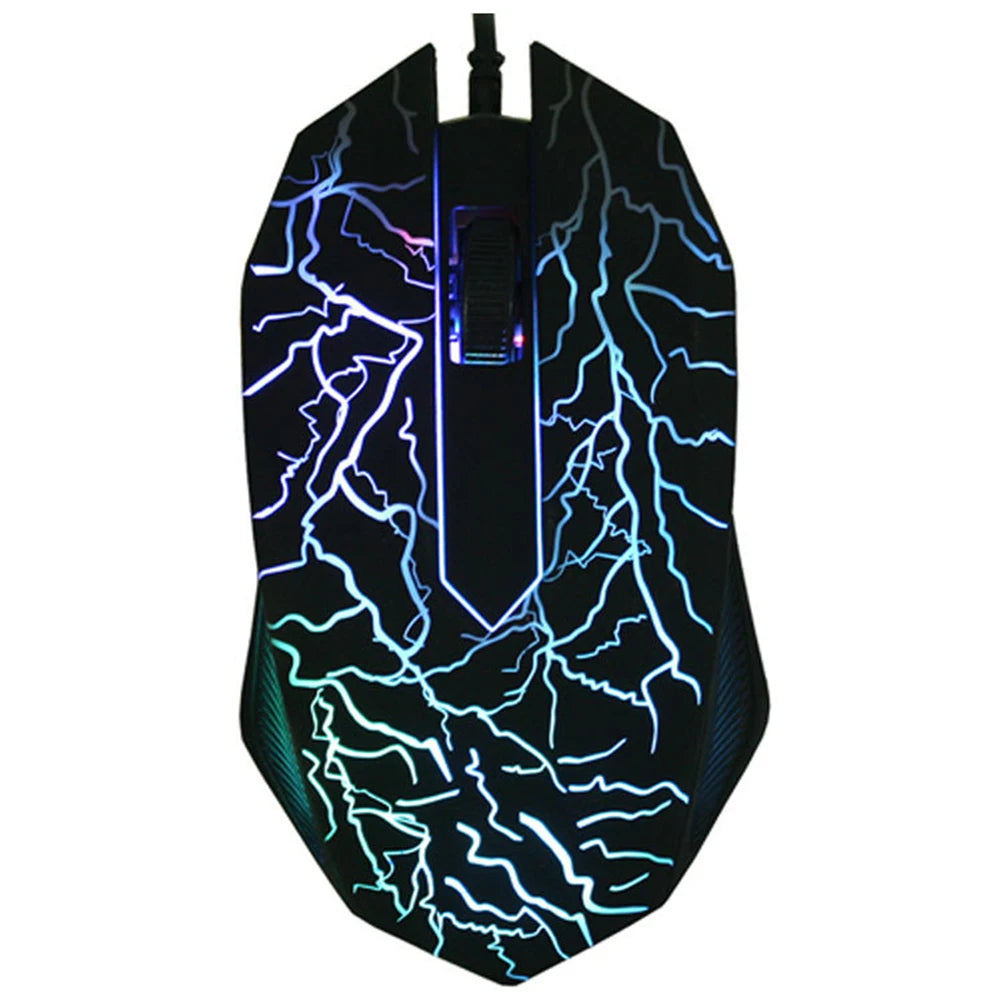 2400 DPI USB Wired Gaming Mouse LED Backlit Professional Gamer Mice Ergonomic Computer Mouse for PC Laptop Macbook