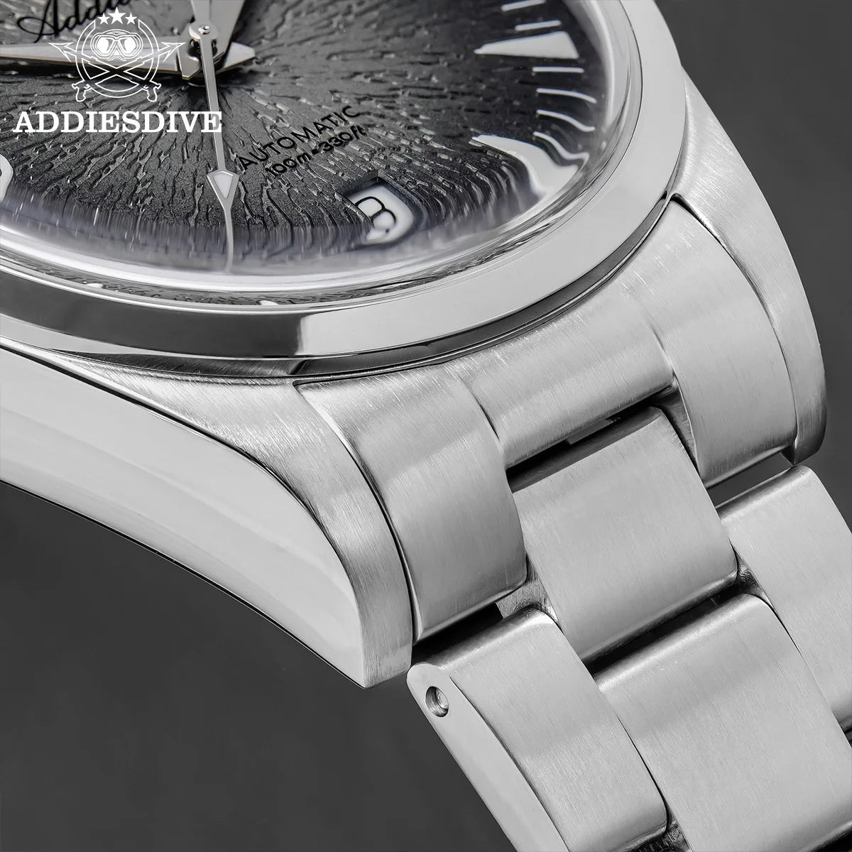ADDIESDIVE AD2508 Man Diving Watch Luminous 100M Waterproof 316L Stainless Steel 8215 Movement Automatic Mechanical Watch