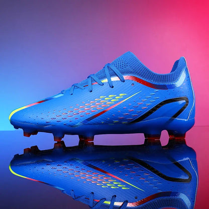 Nouveaux hommes chaussures de Football ultralégères TF/FG bottes de Football professionnelles unisexe antidérapant de haute qualité en gros livraison directe formation