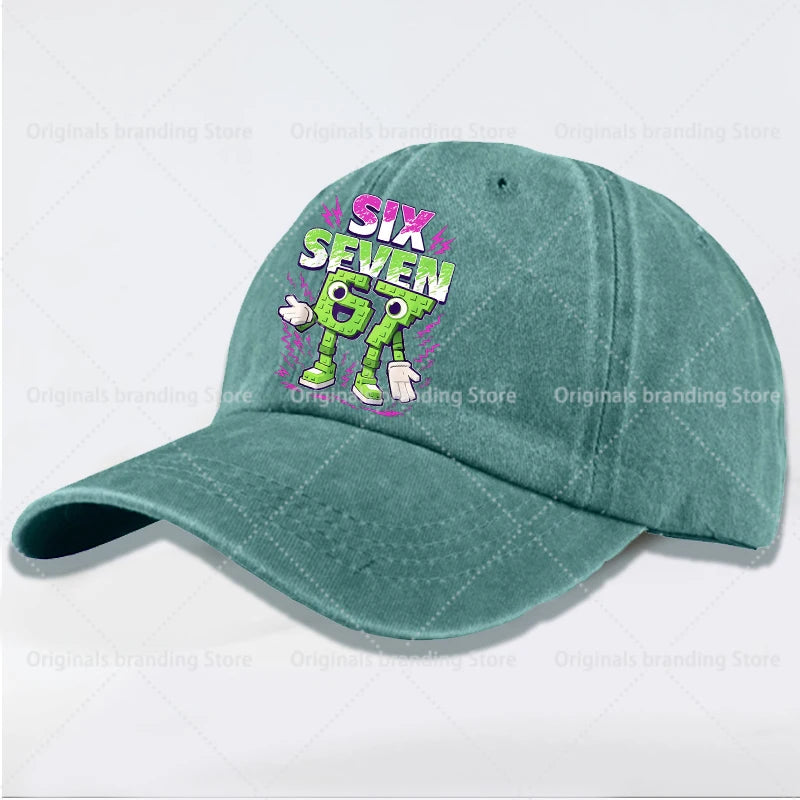 Steal A Brainrot 67 Children Baseball Cap Men Women Sun Hat New Adult Outdoor Sport Sunbonnet Retro Headgear Gift Hot Sales