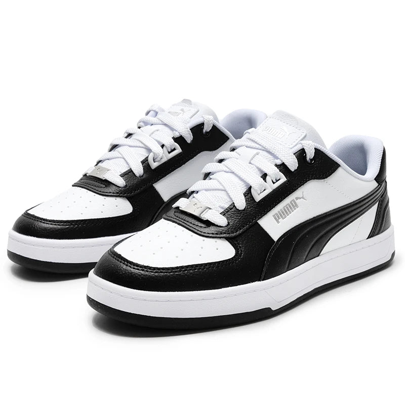 Baskets Puma Caven 2.0 Lux Noir et Blanc Argent 395016-04