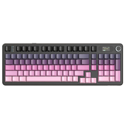ATTACK SHARK X98PRO Tri-mode Gasket Mechanical Keyboard with TFT Screen & Knob, 99 Keys Layout, 5-Layer Foams, Hot-Swap, RGB