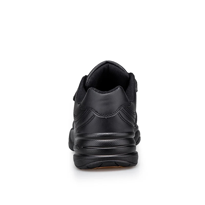 Baskets en cuir à crochet et boucle réglables pour hommes chaussures de sport décontractées baskets blanches Masculino Zapatillas Deportivas Tenis