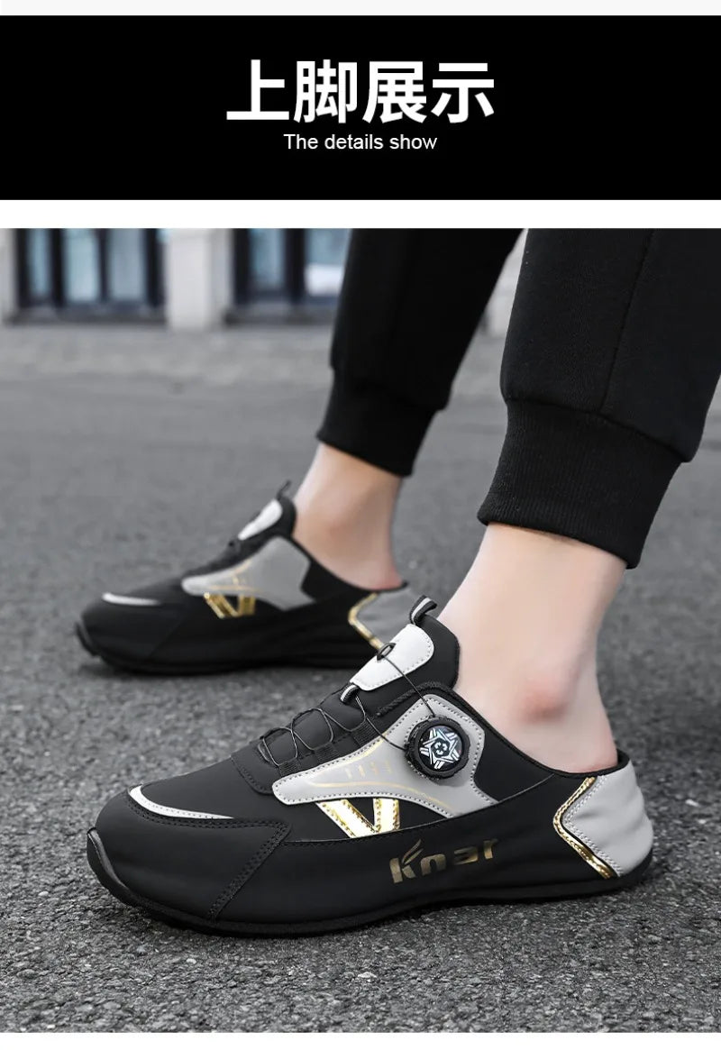 Platform Sneakers with Breathable Trendy Mesh for Summer, New Men's Sports and Leisure Shoes in Large Sizes 39-48