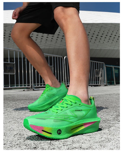 Løbesko Carbon Board Speciality Marathon Herre Sport Åndbar Letvægt Dame Komfortabel Skridsikker Chunta Sneakers