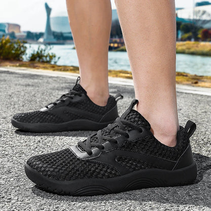 Men's Wide-Design Anti-Slip Casual Shoes Hiking Shoes Barefoot Loafers Multiple Colors Available Breathable Mesh Men's Footwear