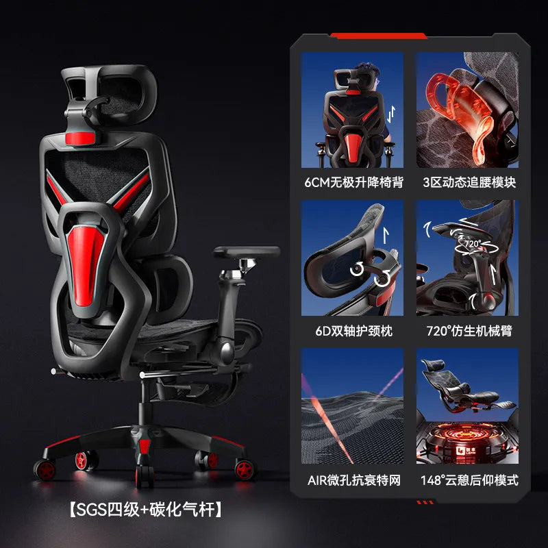 Ergonomic Gaming Chair Pink Purple Office Chair with Adjustable Height, Swivel Computer Chair with Armrests, Comfortable Executive Desk Chair