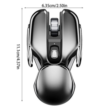 Rechargeable Mute Wireless Mouse USB Ergonomics Metal Receiver Desktop Waterproof Gaming Mice PC Laptop Tools