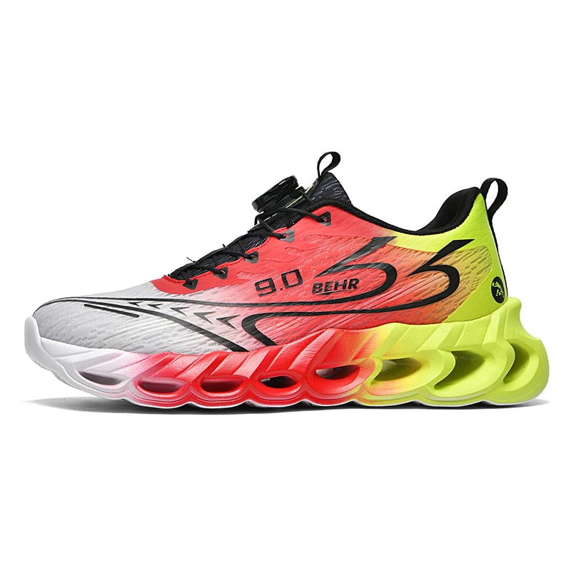 Sneakers unisex leggere con suola morbida e ammortizzante, scarpe da corsa professionali per l’allenamento, nuove scarpe da corsa per l’outdoor con fibbia girevole