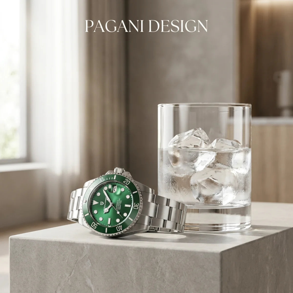PAGANI DESIGN New Men Mechanical Wristwatch Luxury Ceramic Bezel Automatic Watch Sapphire Glass Watch for Men Relogio Masculino