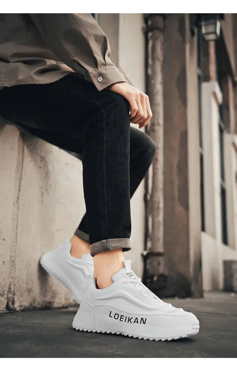 Sapatilhas de Caminhada e Corrida para Homem, Casuais, Leves, para Ténis, Desportivas, Respiráveis, Nova Moda, Tamanho Grande 47