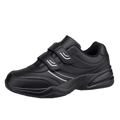 Baskets en cuir à crochet et boucle réglables pour hommes chaussures de sport décontractées baskets blanches Masculino Zapatillas Deportivas Tenis