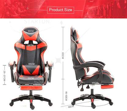 PC Gamer Gaming Chair PU Leather Office Adult Ergonomic RGB Racing Computer Gamer Racing Gamer Chair for Sale