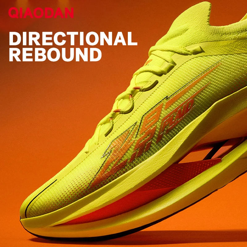 QIAODAN Feiying Plaid 3 Carbon Plate Men Running Shoes 2026 Marathon Racing Sneakers Rebound Cushion Athletic Shoes QDB023262290