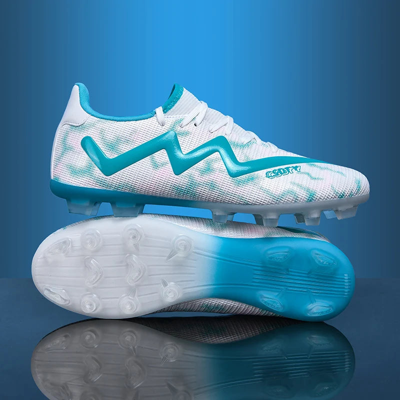 Chaussures de football pour hommes, antidérapantes, résistantes à l'usure, pour entraînement sur gazon, chaussures de football pour jeunes, chaussures de football légères pour homme