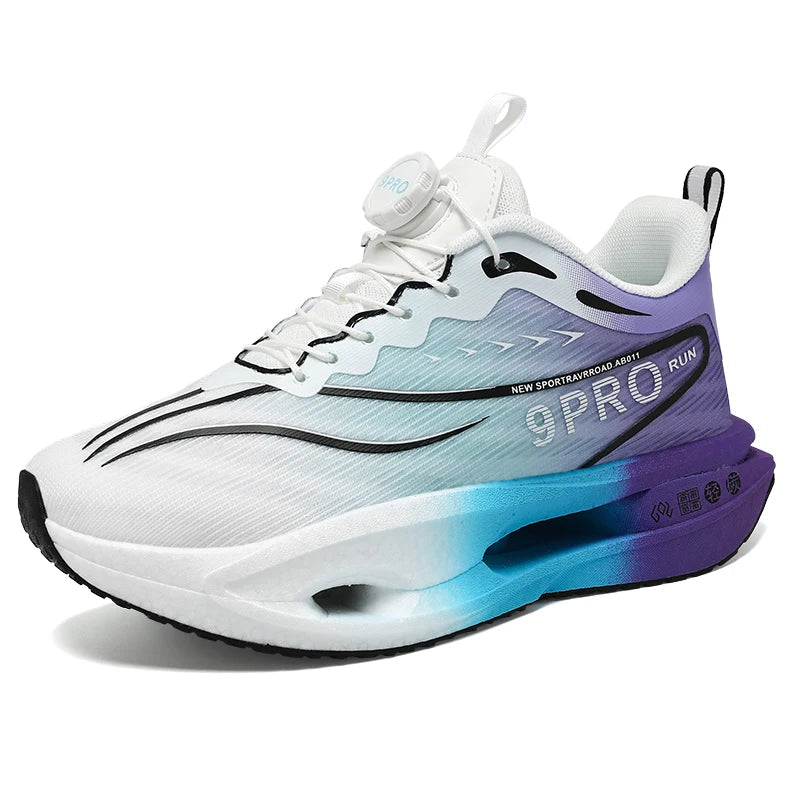 New Men's and Women's Running Shoes Breathable Racing Sports Shoes Carbon Cushion Lightweight Men's Jogging Training Shoes
