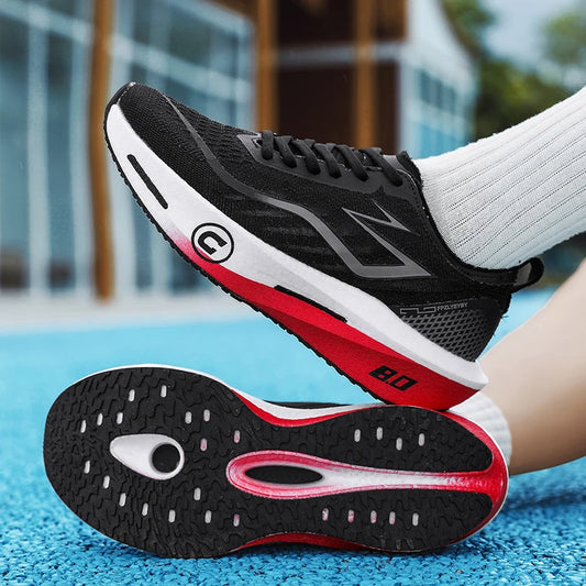 Chaussures de sport pour hommes et femmes, baskets de course décontractées, respirantes, légères, confortables, antidérapantes, pour la marche en plein air