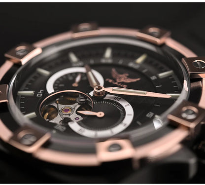 Yelang V1024 Men's Brand Watches 44mm Japan Miyota 82S7 Automatic Mechanical Movement Luminous Men's 100m Waterproof Business Watch