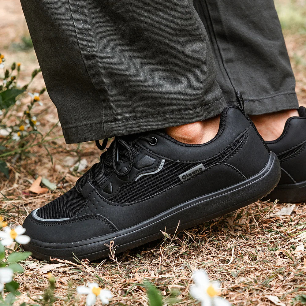 Oiaano Scarpe unisex a punta larga, stile barefoot, da uomo e da donna, sneakers per il tempo libero, in rete, traspiranti, comode, leggere, sportive, da passeggio, da corsa e da trekking