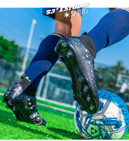 Botas de fútbol de alta calidad para hombre, zapatillas de fútbol para niños y adolescentes, botas de fútbol para niños, zapatillas deportivas unisex de fútbol