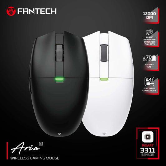 FANTECH Aria XD7E 2.4G Wireless Gaming Mouse PixArt 3311 1000Hz 59g Lightweight Gamer Mice For PC Laptop