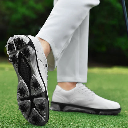 Waterproof Golf Shoes Men Golf Sneakers Men Outdoor Golfing Footwear Walking Sport Caddie Shoe